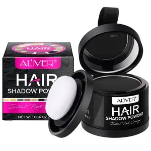 Aliver Quick Cover Grauer Haarwurzel-Concealer Haaransatz Schatten Wind dicht Ausbesserung Haarfarbe Schweiß festes Haars chatten pulver
