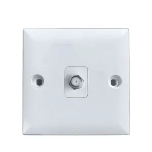 VBQN Wall Socket TV Satellite Outlet Electric Wall Socket UK Standard Electric Socket Home Hotel Application