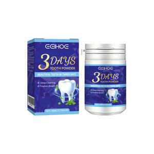 Limpieza Profunda de Dientes, Eliminación de Manchas de Café y Té, Blanqueamiento y Aclarado en 3 Días Polvo Blanqueador Dental 80ml para Uso Doméstico Adultos - Product Image 1