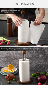 Woodsun Acacia Wood SS 430 supporto per <span class=keywords><strong>asciugamani</strong></span> di carta - Product Image 4