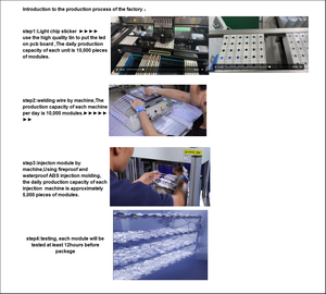 Colores de emisión de luz blancos, rojos, amarillos, verdes y azules con 160 lúmenes. Módulo LED 2 en 1 para cajas de luz publicitarias. - Product Image 4