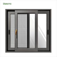 Portes et fenêtres coulissantes en aluminium avec moustiquaire en acier inoxydable pour usage extérieur, cuisine, salle de bain, moustiquaire magnétique en alliage d'aluminium