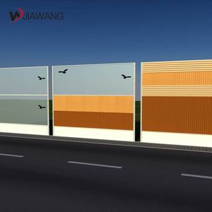 Panneaux muraux de clôture insonorisés modernes en métal pour les autoroutes et les fermes Feuilles murales à réduction du son - Product Image 2