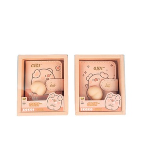 Carnet de coloriage créatif en forme d'animal de dessin animé, mini carnet mignon pour la décompression, coffret cadeau - Product Image 1