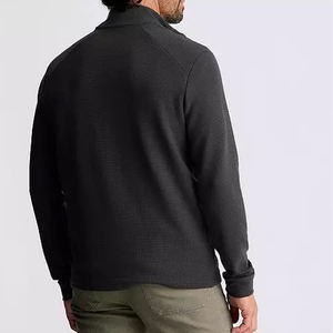 Personnalisé 100% Polyester Hommes Polaire Quart Zip Pull Pull Slim Fit Léger Col Montant Chandails À Manches Longues Pour Hommes - Product Image 2
