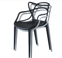 Chaise en plastique en forme d'oreilles de chat - Design unique