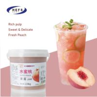 High Quality & Delicious Peach Jam From Manufacturer for Milk Tea Shops and Bakeries