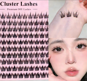 <span class=keywords><strong>Cils</strong></span> en grappe Manga Eye |   Réutilisable Vegan 20mm |   8 rangées 3D en relief |   Groupe <span class=keywords><strong>de</strong></span> musique |   Convient aux débutants |   Look Spectaculaire |   10 paires - Product Image 2