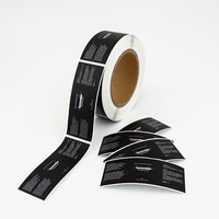 Étiquette autocollante en papier spécial luxe sur mesure, avec dorure argentée, pour flacon de savon liquide, emballage de produits de soin personnel, et branding.