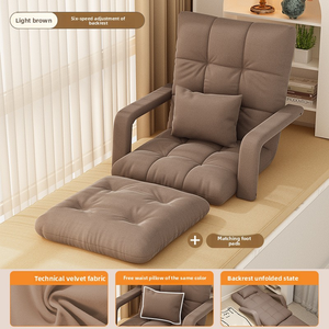 Chaise pliante inclinable de chevet pour dortoirs <span class=keywords><strong>étudiant</strong></span>s maison matelas Tatami pliant pour une <span class=keywords><strong>personne</strong></span> peut s'allonger ou dormir canapé-lit - Product Image 5