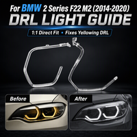 Bandeau lumineux DRL pour BMW Série 2 F22 F87 M2 2014-2020, tube de guidage de lumière pour phare, tube de guidage de lumière de feux de jour