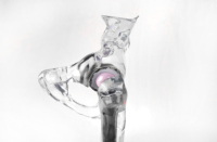 Modèle transparent d'implant de joint de hanche, modèle de remplacement, taille mini, modèle de présentation générique transparent