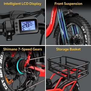 Vente directe d'usine chinoise 20*4.0 CST gros pneus <span class=keywords><strong>vélo</strong></span> <span class=keywords><strong>pliant</strong></span> <span class=keywords><strong>électrique</strong></span> avec batterie au Lithium de marque 30Ah - Product Image 6