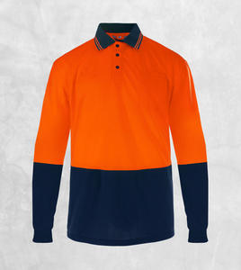 Polo à manches longues, chemise à séchage rapide pour les travailleurs sanitaires, vêtements <span class=keywords><strong>de</strong></span> protection du travail et <span class=keywords><strong>de</strong></span> circulation pour les chantiers <span class=keywords><strong>de</strong></span> construction - Product Image 3