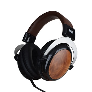 Casque supra-auriculaire DJ Studio professionnel avec casque en bambou en bois d'interface de 3.5mm pour mélangeur <span class=keywords><strong>CDJ</strong></span> - Product Image 6