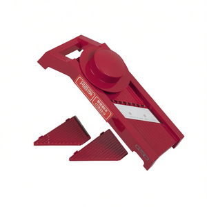 Cortador de verduras universal GSD 3 en 1 rojo con cuchilla ajustable para un corte preciso - Product Image 2