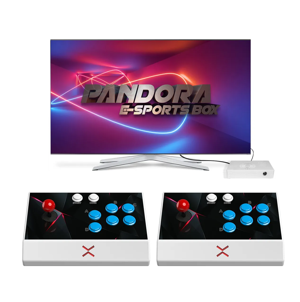 للبيع بالجملة لعبة فيديو Pandora Dx tablero arcade الرجعية Maquina de Juegos Arcade Pandora وحدة تحكم ألعاب لاسلكية