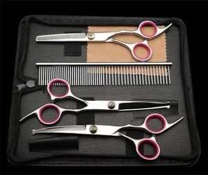 OEM ODM 스테인레스 스틸 애완 동물 미용 가위 고양이 미용을위한 가정용 날카로운 이발사 얇은 가위 - Product Image 4