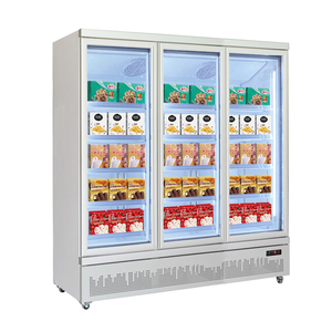 Refrigerador comercial <span class=keywords><strong>de</strong></span> 3 puertas <span class=keywords><strong>de</strong></span> vidrio <span class=keywords><strong>de</strong></span> 1450L Frigorífico para supermercado - Product Image 3