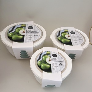 Nhựa ăn Bát đặt với nắp tủ lạnh tươi-giữ hộp lưu trữ trộn bát đặt bao bì carton - Product Image 6