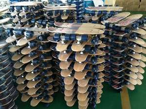 Planche à roulettes longue Wellshow Sport <span class=keywords><strong>Drop</strong></span> Down <span class=keywords><strong>Drop</strong></span> Through, planche à roulettes complète, planche à roulettes en bois d'érable à 7 plis, planche à roulettes Cruiser - Product Image 6