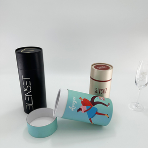 Cajas de jabón de bomba de baño reciclables y desechables personalizadas, contenedor de tubo de papel hecho a mano con tapa mate, embalaje de vaporizador de Ducha - Product Image 2