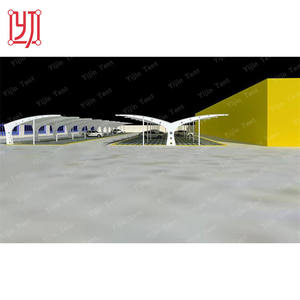 Estructura de Membrana PVDF para Estacionamiento de Autos, Cubierta para Estacionamiento, Toldo, Carpa para Estacionamiento, Arquitectura de Estructura de Membrana para Autos - Product Image 4