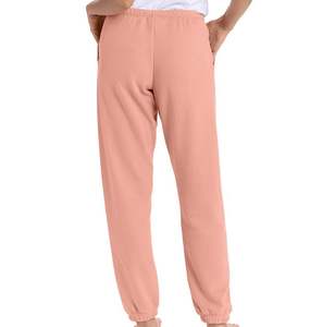 Pantalones de chándal de rizo francés de algodón pesado Unisex de alta calidad 500 GSM Joggers bordado liso cordón activo Bottoms para - Product Image 5