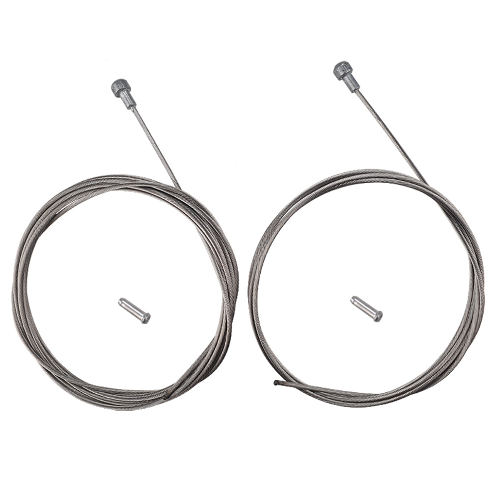 Freno de carretera de acero inoxidable plateado