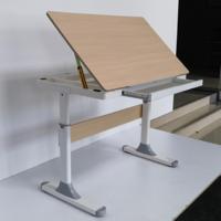 Table élévatrice manuelle personnalisée bon marché bureau d'étude à manivelle pour la maison