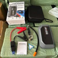 Démarreur de voiture intelligent 12V 10 000 mAh avec lampe LED, gonfleur de pneus, courant de crête 1200A, sortie 88W, pour essence 4.0L et diesel 2.8L