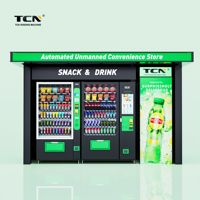 TCN Europe Unmanned Convenience Store Vending Machine Snacks Drinks Combo Vending Machine