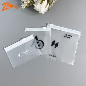 Tùy Chỉnh Nhỏ Zip Túi Đồ Trang Sức Bao Bì Túi Với Logo, PVC Frosted Đồ Trang Sức Dây Kéo Nhựa Zip Khóa Túi Cho Bông Tai - Product Image 2