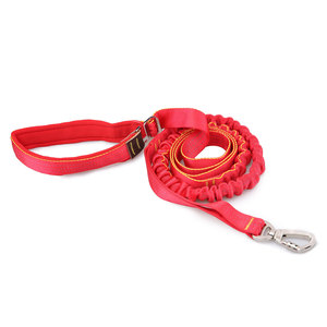 Nylon <b>Pet</b> <b>Leash</b> Adjustable Elastic Large Dog <b>Leash</b> Red Orange Color Durable Tow Rope For Outdoor Walking - Product Image 2