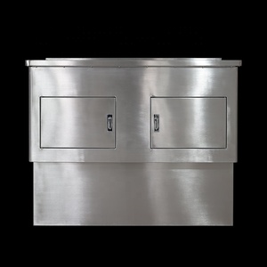 Soporte Gratis de alta calidad, estación de lavabo de mano de acero inoxidable, bañera de lavandería con armario - Product Image 2
