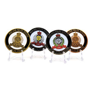 Nuovo piatto di alta qualità oro antico metallo personalizza forma medaglione moneta - Product Image 1