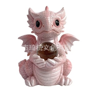 Light Up Dragon Figurine Colorful Resin Home Decor For Living Room <b>Bedroom</b> <b>Desk</b> Decoration - Product Image 5