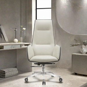 Chaise de bureau moderne à dossier haut avec appui-tête fixe et sangles d'épaule, idéale pour la chambre et le bureau - Vente chaude - Product Image 3