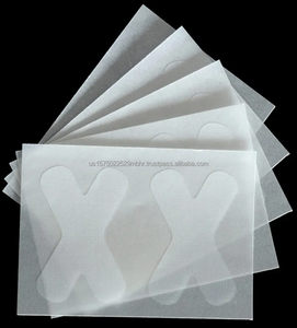 Cinta bucal antironquidos de PE transparente en forma de X Geesion con beneficios oxigenantes para adultos - Product Image 3