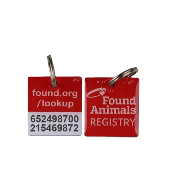 Qr Code Id Nummer Sleutelaanhangers Barcode Sleutelhanger Custom Logo Rfid Sleutelhanger Sleutelhanger Key Holder