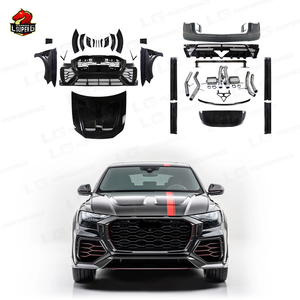Kit de carrosserie de style M en Fiber de carbone sec <span class=keywords><strong>prix</strong></span> usine pour AUDI <span class=keywords><strong>RS6</strong></span> Kit de carrosserie complet avec capot jupe latérale de pare-chocs <span class=keywords><strong>avant</strong></span> et arrière - Product Image 2