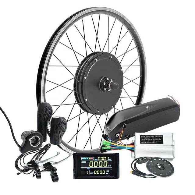 Front Rear Wheel E Bike Conversion 350w Hub Motor 500w 1000w Ebike Kit Electric Motor Kit for Bicycle Optional Battery