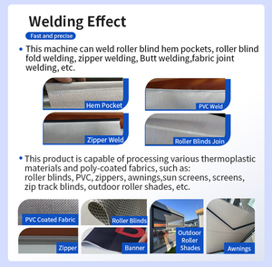 Multifunctional Ultrasonic <b>Plastic</b> Roller <b>Blinds</b> Welding Machine with 220/110V and 8/12mm Welding Width - Product Image 6