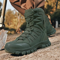 Bottes de randonnée imperméables confortables de grande taille pour les voyages en plein air, bottes tactiques