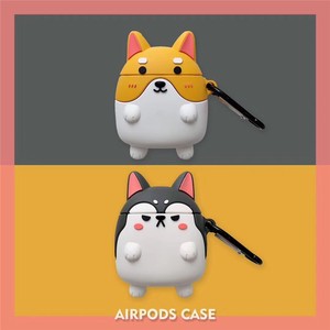 Mới dễ thương phim hoạt hình 3D Puppy mềm Silicone Tai nghe trường hợp đối với AirPods 1/2 bảo vệ Bìa - Product Image 6