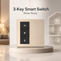 Panneau de commande central tactile Matter Smart Home en verre et PC, compatible Thread/Matter pour la domotique, le bureau et l'hôtellerie