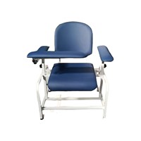 Chaise de prélèvement sanguin robuste et durable Givisen, vente directe usine, avec accoudoir manuel relevable, garantie à vie, fabriquée en Chine