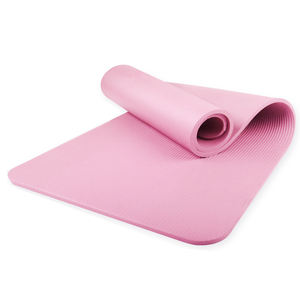 Tapis de yoga en <span class=keywords><strong>mat</strong></span>ériau NBR personnalisable de 10mm d'épaisseur pour une utilisation intérieure et extérieure avec logo personnalisé Ventes directes d'usine - Product Image 1