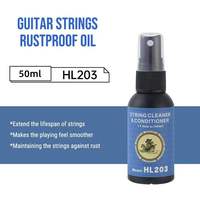 Minyak Pembersih Gitar Minyak Lemon untuk Fretboard Pemoles Panel Gitar Pembersih Senar Gitar untuk Pembersihan dan Perawatan Gitar 50ml