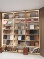 Meilleur prix Panneaux en fibre de bois Décoration murale Panneau acoustique à lattes en bois insonorisé pour intérieur
